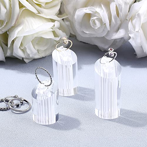 Support bague transparent en acrylique stable pour rangement bijoux - 4