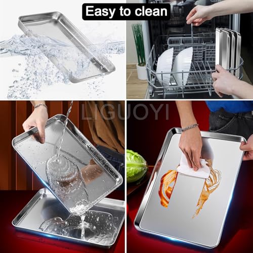 Set di teglie da forno, antiaderenti, resistenti alle deformazioni, perfette per biscotti e cottura
