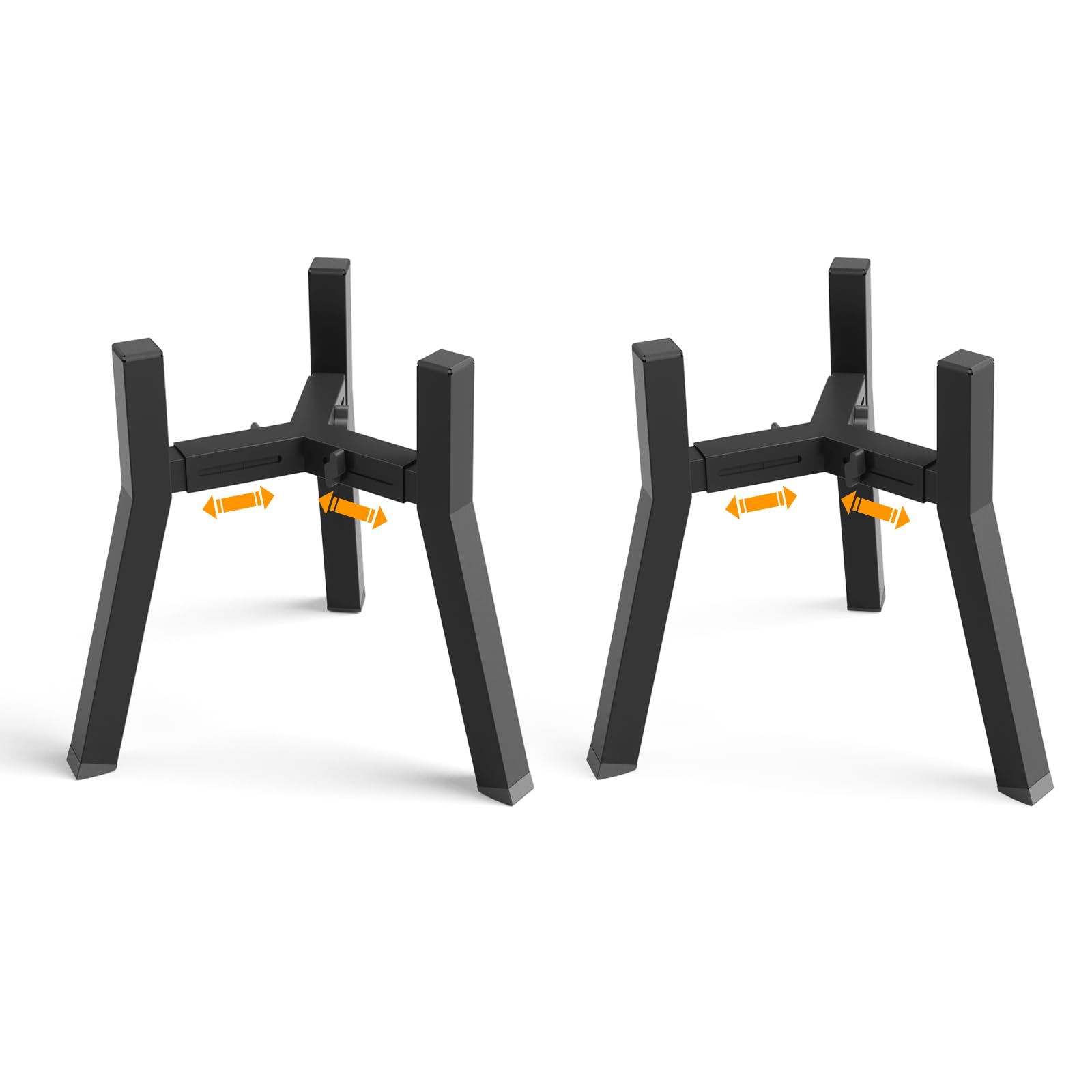 Lot de 2 supports surélevés pour gamelles pour chiens de grande taille, largeur réglable de 17,8 à 27 cm, support surélevé pour gamelle d'eau (bol non inclus)