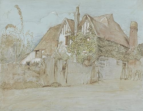 Toile sans cadre Ivy Cottage Shoreham 58 x 90 cm pour habiller un mur vide