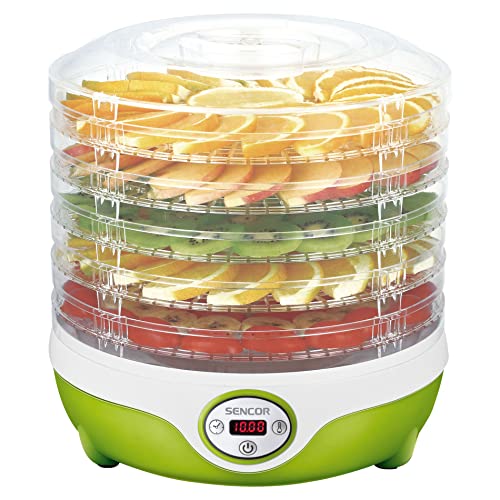 SENCOR Dörrgerät für Lebensmittel, mit LED-Anzeige, Hintergrundbeleuchtung, 240 W, Grün, SFD 851GR Cover