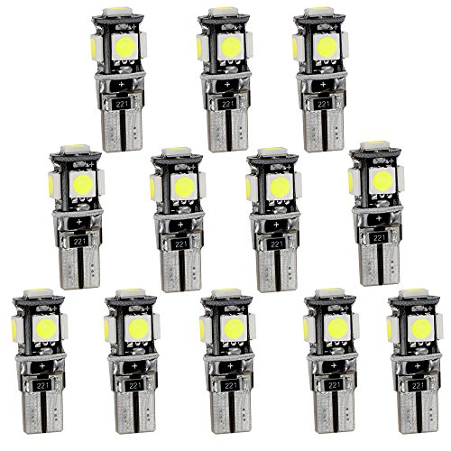 Car Led Interior Light Bulb For 508 Replacement Car Dome Light Bulb Kit 12pcs White