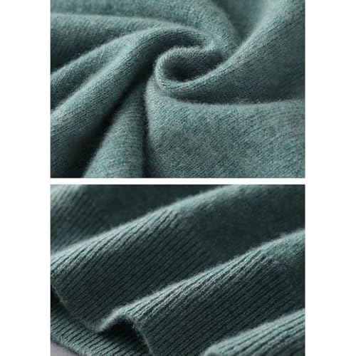 Men's Winter Wool Sweater - Crew Neck Pullover Casual Plus Size Knit Tops Warm Fisherman Knit Sweaters3