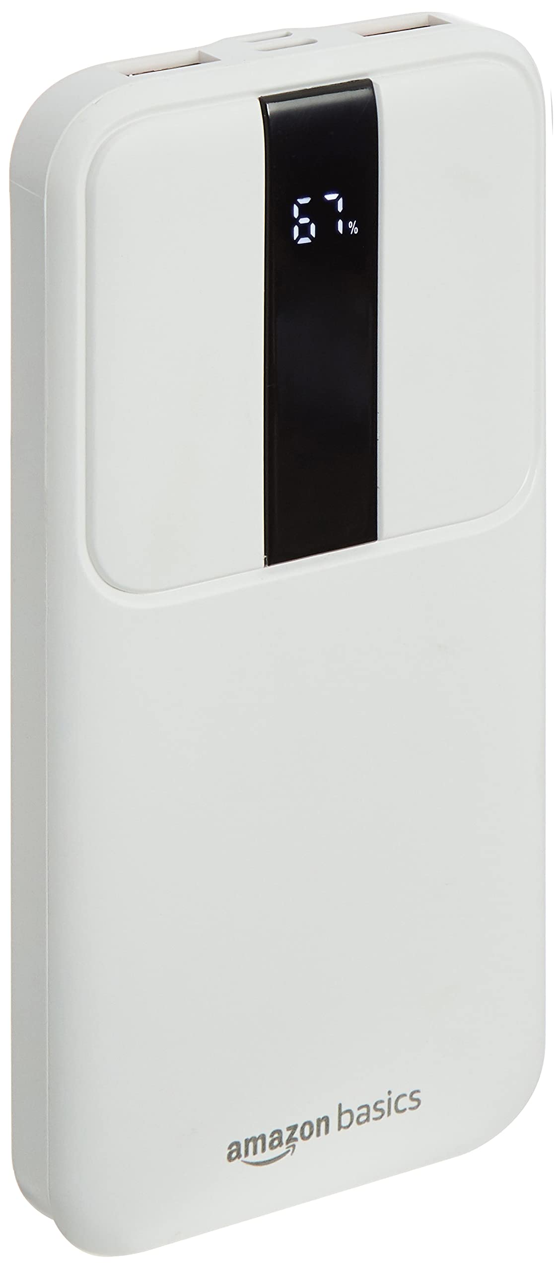 Amazon Basics 10000 mAh 22.5W Fast Charging Lithium Polymer Power Bank | Charging Indicator + Type C Cable | Triple Output, White (B0BZ3SYH8V) Amazon Price History, Amazon Price Tracker