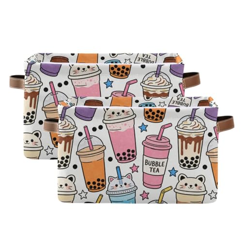 Panier de rangement imperméable pliable avec poignée robuste - 3