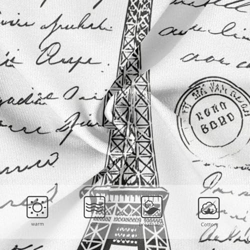 Girls Underwear Toddler 2t Cotton Panties Little Girl Artistic Kids Briefs Undies Vintage Black White Eiffel Tower3