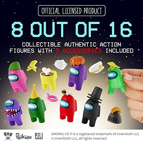 Among Us Crewmate Figures 8 Pack Deluxe Box (S2) - Assortment B