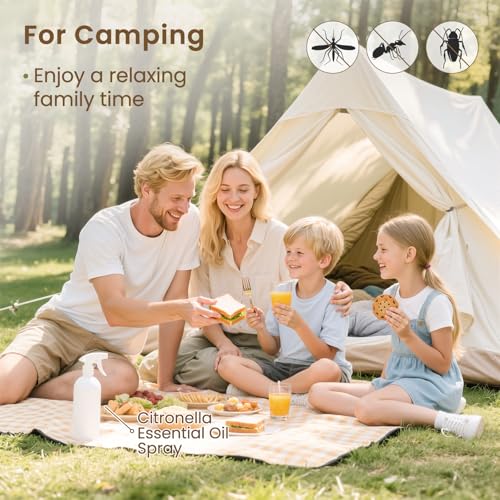 Image of HIQILI 100ML Citronella Oil for Homemade Sprays, Add to Diffuser, 100% Pure and Natural Undiluted 3.38 Fl Oz