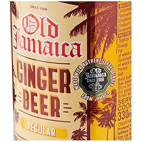 Old Jamaica Ginger Beer Soft Drinks 330 ml Pack of 24 Made with Authentic and Natural Root Ginger Original and Best Refreshing and Crisp Tasty Classic – Old Jamaica