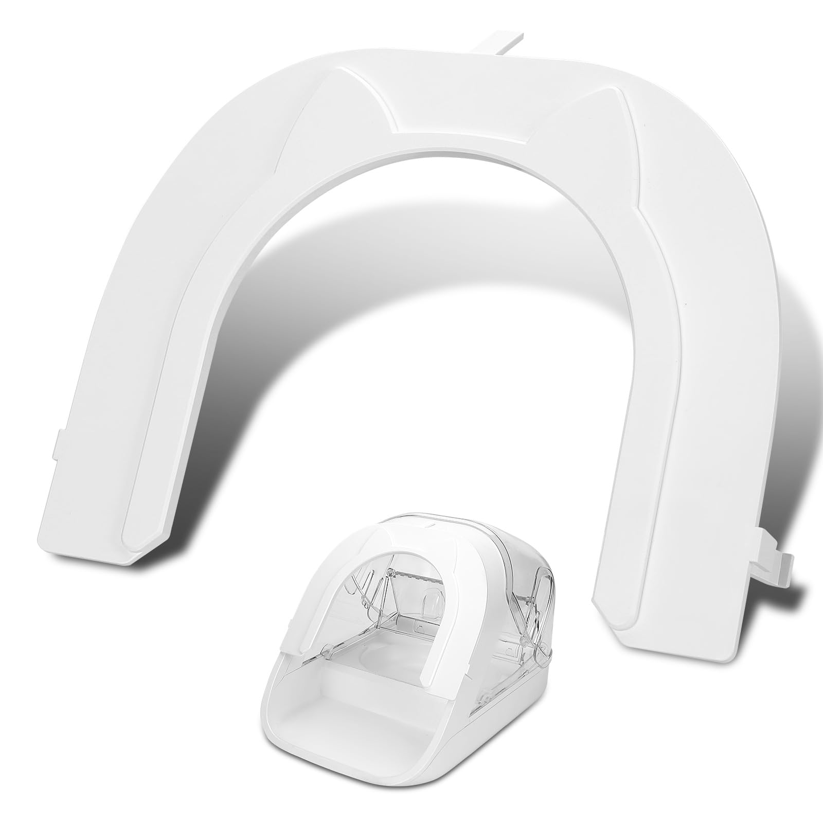 Front Cover for Automatic Micro Chip Pet Feeder, Prevent Pets Competing for Food in Multiple Pets Home, Avoid Food Stealing from Other Cats and Dogs, Precise Diet Control of Each Pet