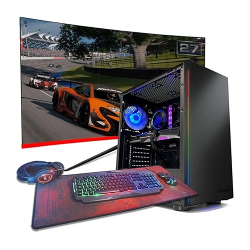 Pack Gaming IV IBERICAVIP Ryzen 5 5500, 16GB RAM, RTX4060, Monitor 27"