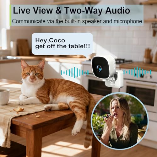 senri Indoor Security WiFi Camera 1080P HD, CCTV Camera for Home/Baby/Pet, Baby Monitor with Night Vision, 2-Way Audio, Motion Detection, APP Control Compatible iOS & Android - Image 5