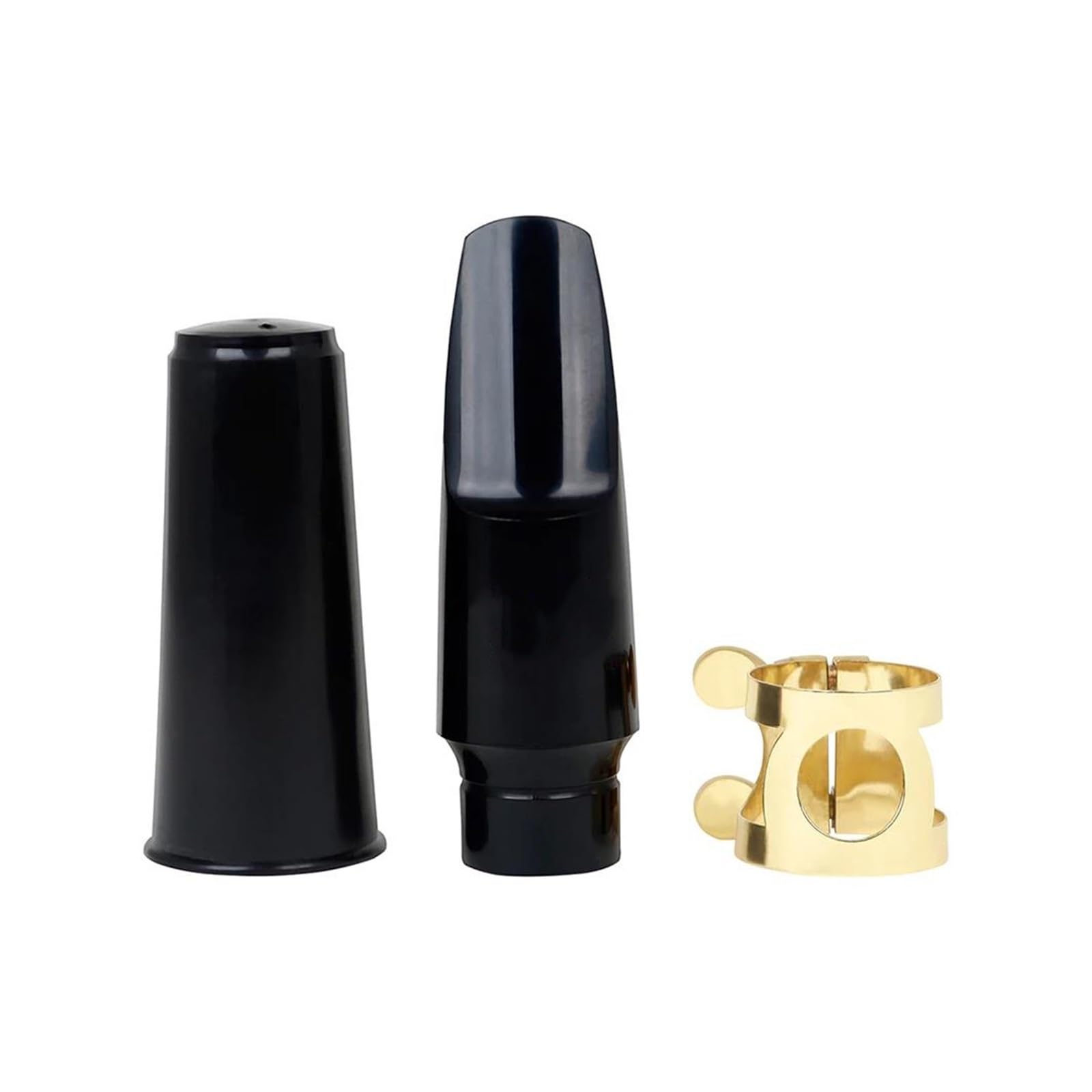 Instruments Accessoires pour saxophones Clip Pour Embout De Saxophone Alto, 3 Pièces, Avec Boîte Transparente, Accessoires Pour Instruments À Vent