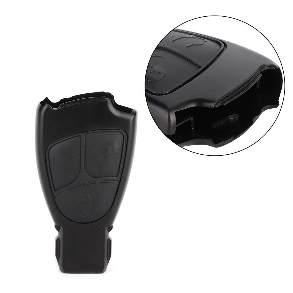Custodia per chiavi per auto, Fydun plastica ABS 3 pulsanti Custodia per telecomando Chiave per telecomando Smart Key Borsa di sicurezza adatta per W203 W211 W204 Custodia per chiavi per auto, Fydun plastica ABS 3 pulsanti Custodia per telecomando Chiave per telecomando Smart Key Borsa di sicurezza adatta per W203 W211 W204