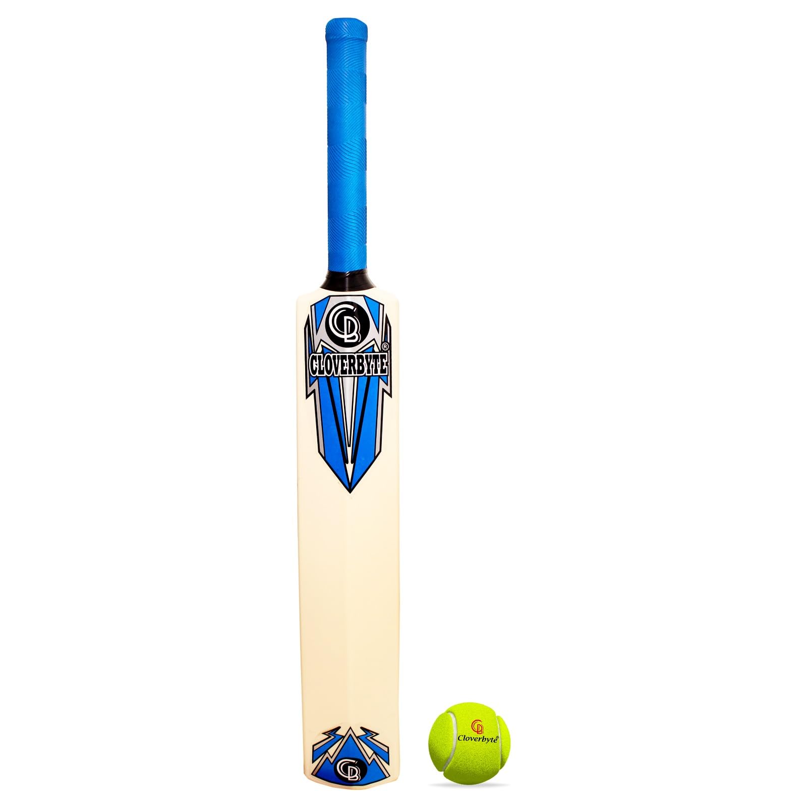 CLOVERBYTE White PVC Plactic 5 No. Bat Combo with Cricket Tennis Ball Cricket Kit (B0C786CT21) Amazon Price History, Amazon Price Tracker