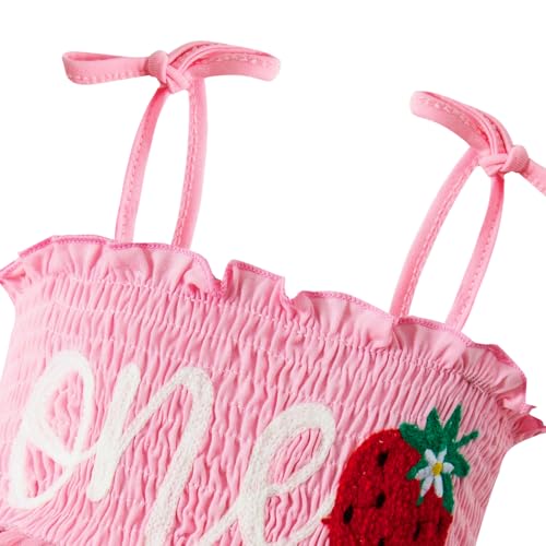 Baby Girl 1st Birthday Clothes One Year Old Tulle Romper Sleeveless Bodysuit Cake Smash Outfits4