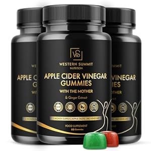 Apple Cider Vinegar Gummies with Mother and Ginger | Apple-Cider Vinegar Gummies | Apple Cider Gummies | ACV Gummies | Western Summit