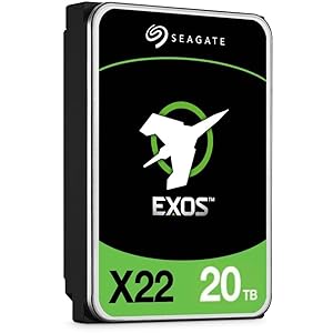 Seagate Exos X22 20TB SATA 6Gb/s 7200RPM 3.5-inch Enterprise HDD – ST20000NM004E (Renewed)