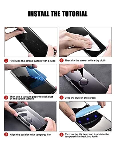 Image of Tempered Glass Design for Vivo X60 Pro Advanced Border Less Full Edge to Edge 3D Curved UV Screen Protector and Easy Installation Kit (Pack of 1)- By Blackwik