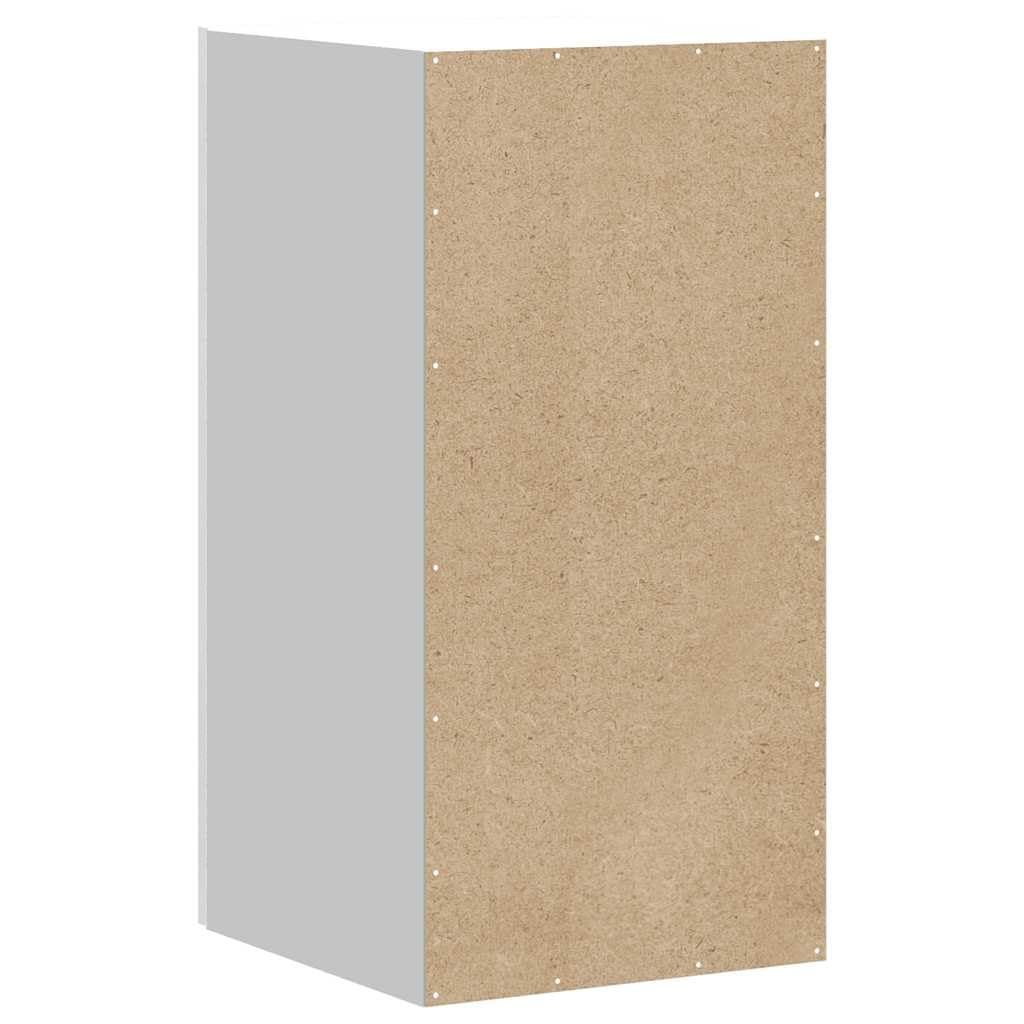 vidaXL Armoire Murale de Cuisine Kalmar Blanc Brillant Bois ingénierie, Meuble Mural de Cuisine, Armoire pour Mur de Cuisine, Armoire Murale avec Porte