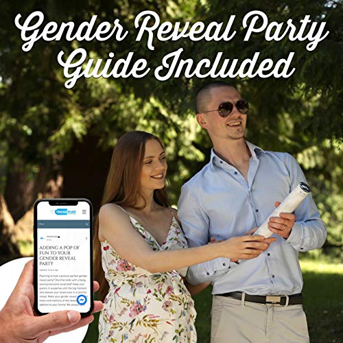 Primepure GRCANNON-PINK-2-HEARTS Gender Reveal Confetti Cannon thumb #5