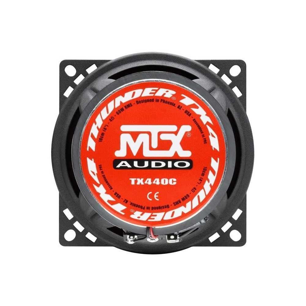 MTX Haut-parleurs coaxiaux 2 voies TX440C - 10 cm - 60W