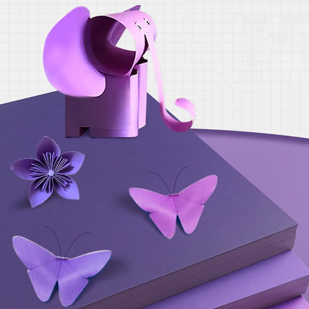 Papier De Papier Cartonné 230gsm Pourpre - Papier D'art Pour Fond De Photographie,Stock De Cartes Colorés Pour Scrapbooking,Invitations,Violet Royal,Feuille Complète (5 Feuilles)