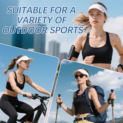 Image of Adjustable Sport Sun Visor Hats Bulk Solid Color Blank Golf Cap Anti Ultraviolet for Beach Tennis Baseball