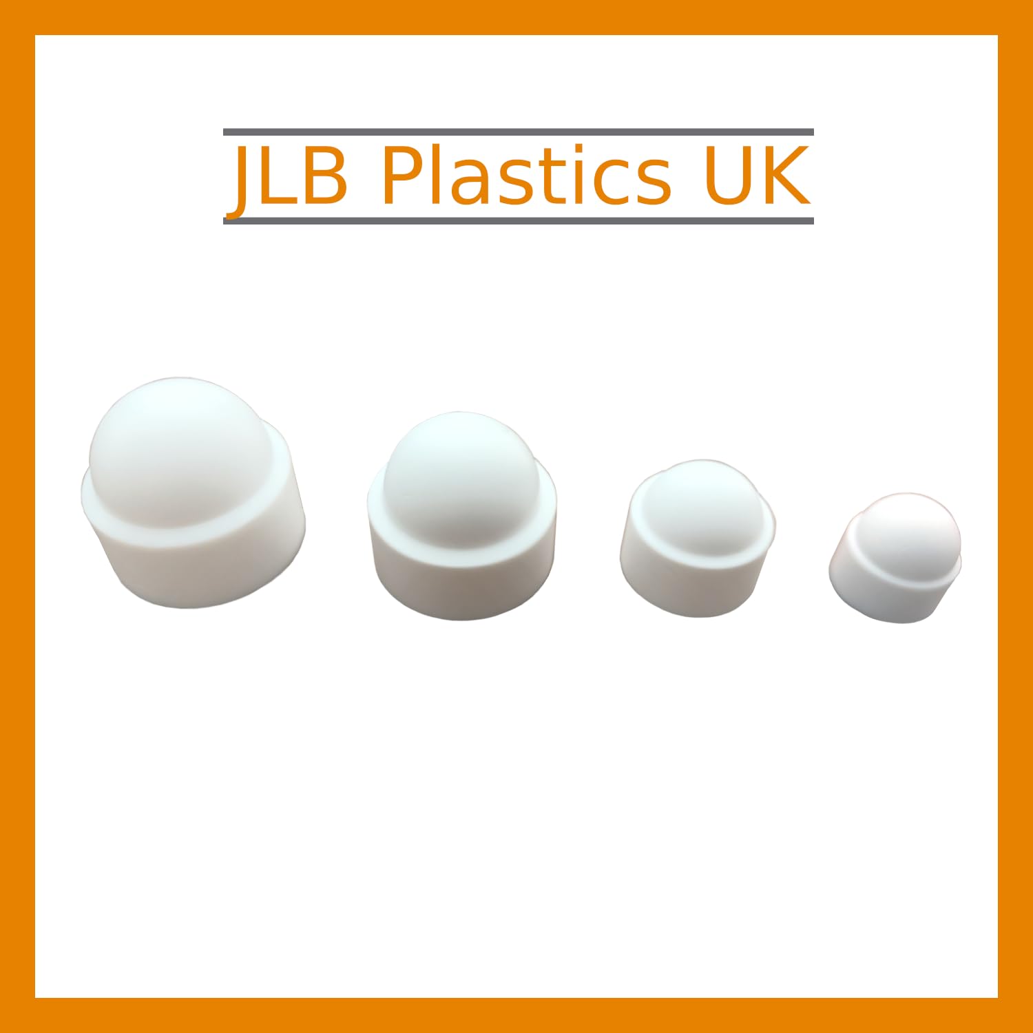 Białe plastikowe nakładki na śruby z kopułą chroniące nakrętki, M6 M8 M10 M12, 10 13 17 19 mm (2000, M6 (klucz 10 mm)