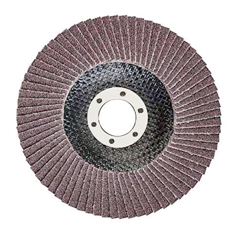 Power Cut 4 Inch 100Mm 60 Grit and 80 Grit Flap Disc Sanding Grinding Wheels (Grit 80, 5, Count) - Image 3 thumbnail