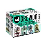 BrewDog 24 Mixed Non-Alcoholic Pack | Includes Nanny, Elvis, Hazy, & Punk | 12oz Cans