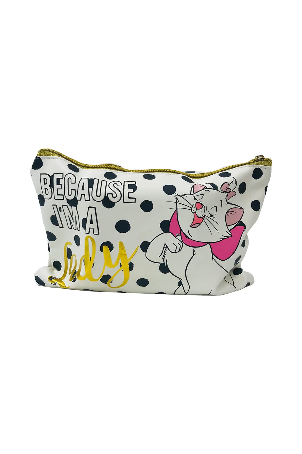 BB Design Disney Aristocats Marie Cosmetic Bag/Pencil Case, Black