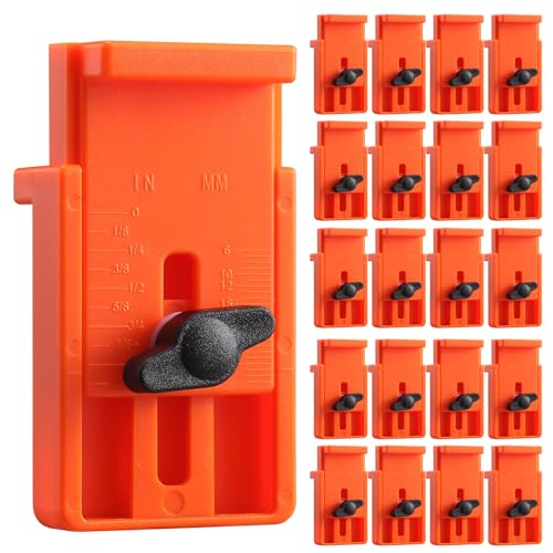 20-Pack Flooring Spacers, Inch Metric Adjustment Range 1/4 to 1 I...