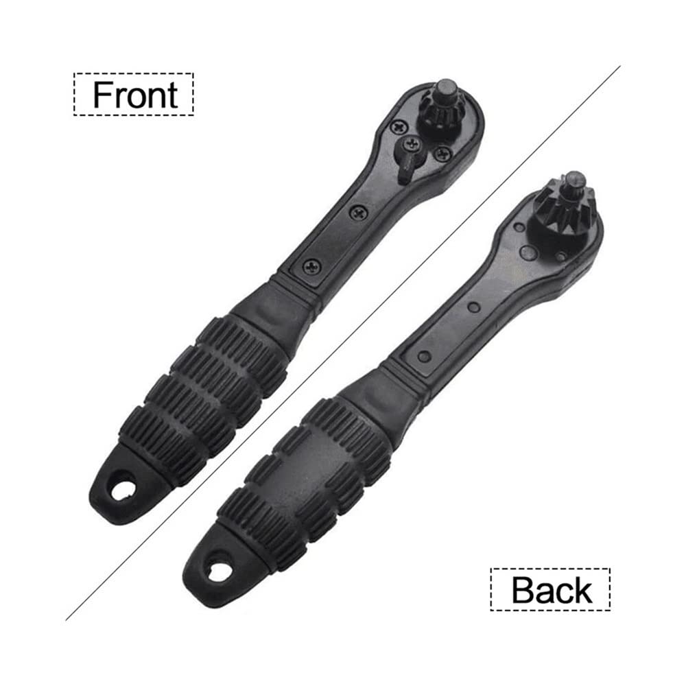 Bohrfutterschlüssel 2-in-1 – Mit Ratsche, Für 12,7 Mm & 17,5 Mm Spannfutter