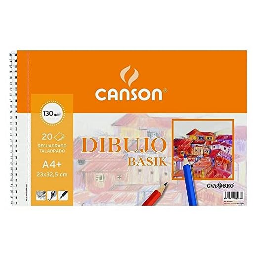Guarro Canson 726487 - Bloc A4, micro perforado, 20 hojas, 130 gr