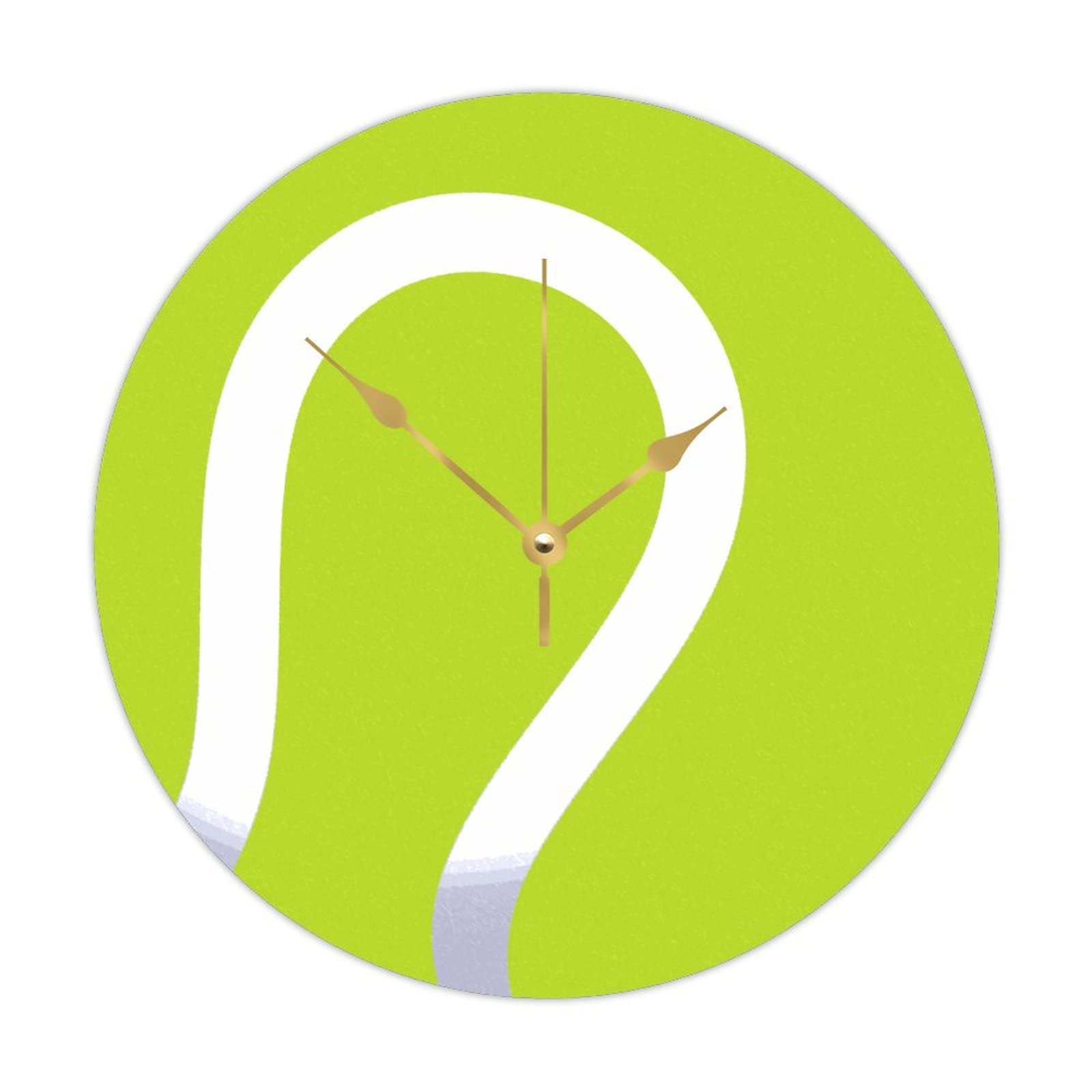 Horloge ronde en bois comme cadeau pour les amateurs de sport en hiver