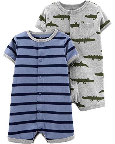 Carter's baby-boys 2-pack Snap-up Romper