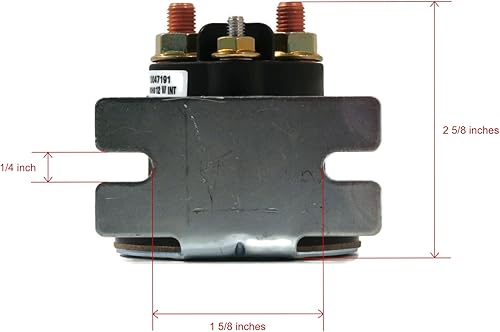 Miniatura 3 de The ROP Shop  Solenoide resistente de 12 voltios, servicio intermitente para quitanieves Boss RT3 Trip Edge