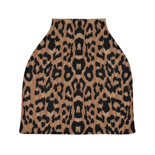Breastfeeding Nursing Cover Baby Car Seat Canopy Cart Cover Cheeteh Leopard Print Blanket Stroller Poncho Cover