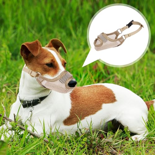 Maulkorb für Großer Mittelgroßer Kleiner Hund, Weich Maulkorb Gegen Bellen mit Öffnung vorne Atmungsaktiv Maulkorb Gegen Kauen Maulkorb für Hunde Geschenk für Haustiere (S)
