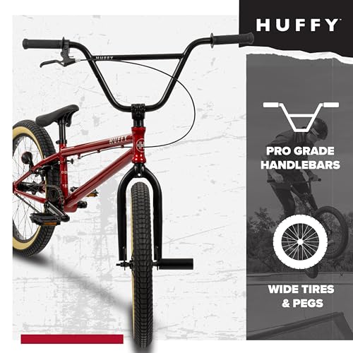 Huffy 20 Inch BMX Bike for Kids, Race & Freestyle Styles,