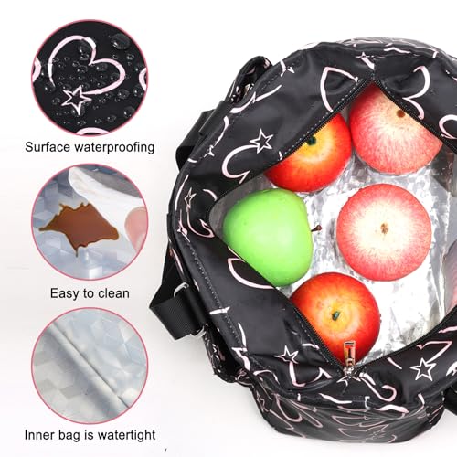 HSHRISH 15L Heart-Shaped Insulated Tote