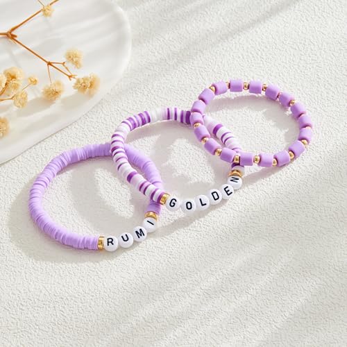 Rumi Anime Necklace Set Rumi Zoey Mira Inspired Merch Earrings Friendship Bracelet Cosplay Gift Women Men3