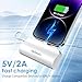 Portable Charger Power Bank For iPhone With Dual Infterface, Real 5000mAh , Mini Phone Charger Battery Pack Fast Charging Compatible with iPhone 15/14/14 Pro Max/14 Plus/13/12/11/X/8/7/6, More (white)
