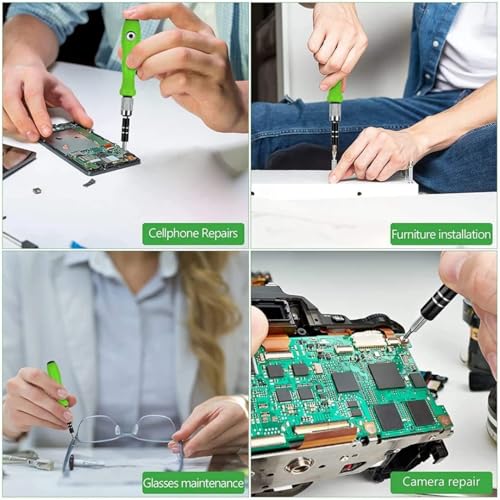 Image of 32 in 1 Interchangeble Multipurpose Mini Screwdriver Set Magnetic Slot Wrench Bits Repair Tools Kit Set Combination Screwdriver Set for Home Appliance,Laptop,Mobile,Computer