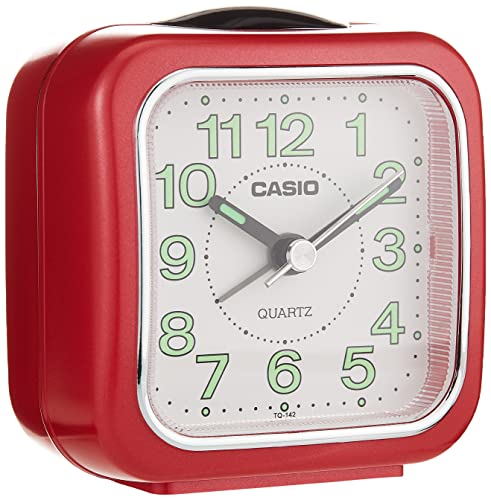 Casio 10102 TQ-142-4D - Analog Alarm Clock Pink