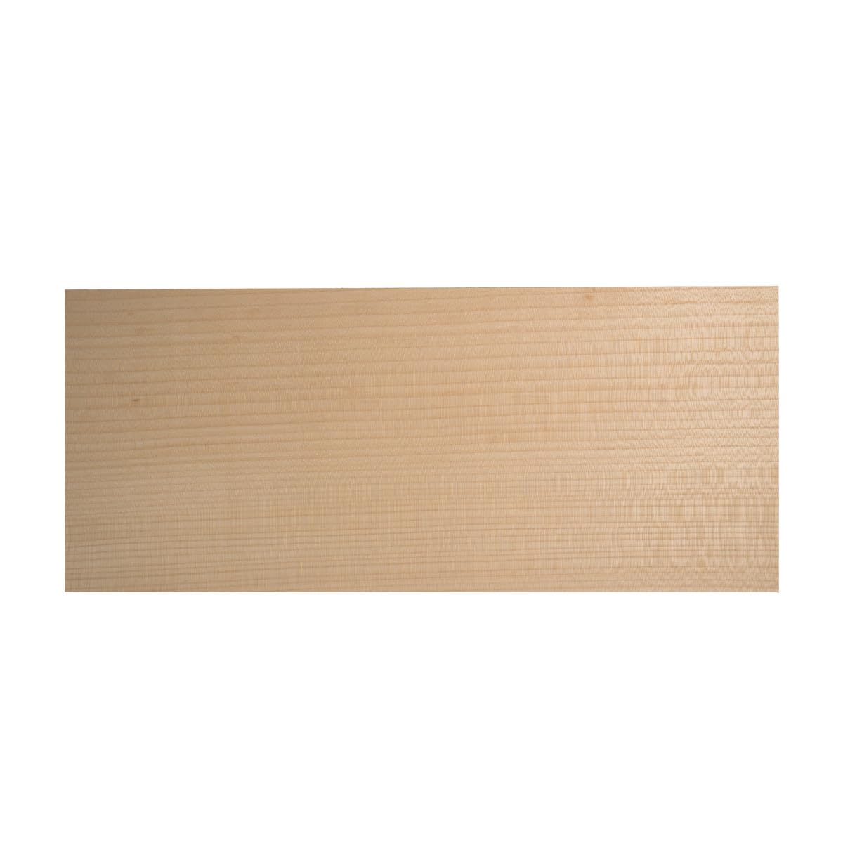 Massivholz-Zuschnitt in Ahorn | 1 Platte | 450 x 150 x 20 mm | Ideal für Bastel- und Sägearbeiten sowie Modell- und Möbelbau