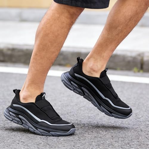 Image of Impakto IronHike Outdoor Shoes for Men | Cushioned Insole | Anti Skid Sole for All-Terrain | Lightweight Slip-in Fit System Casual Shoes for Walking, Gym & Casual Outings