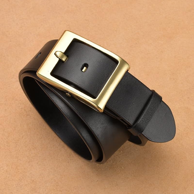 JSEIAJB Layer cow belt men's genuine leather waist leather casual belt3