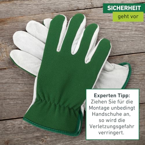 Windhager Drahtgitter feinmaschig, 2,5 x 0,5 m, Maschendraht, Volierendraht für Hasen, Meerschweinchen oder Hühner, verzinkt, Maschenweite 12,7 mm, 79066